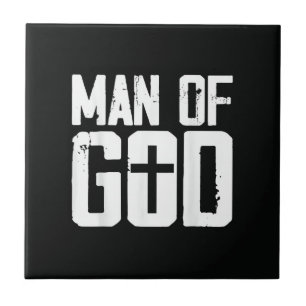 Man of God I Jesus Tile