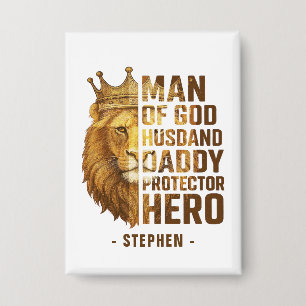 Man of God Lion Crown Design – Husband, Daddy
