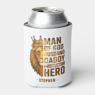 Man of God Lion Crown Design – Husband, Daddy Can Cooler