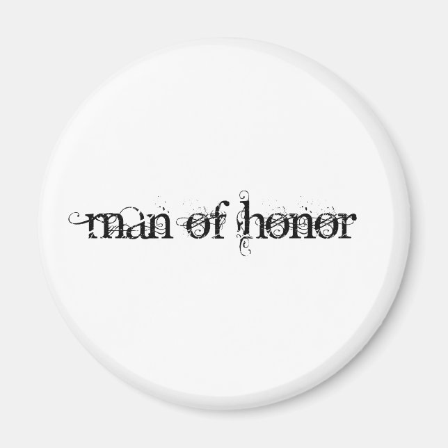 Man of Honour Magnet (Front)