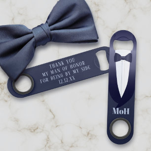 Man of Honour Tuxedo Wedding Speed Bottle Opener