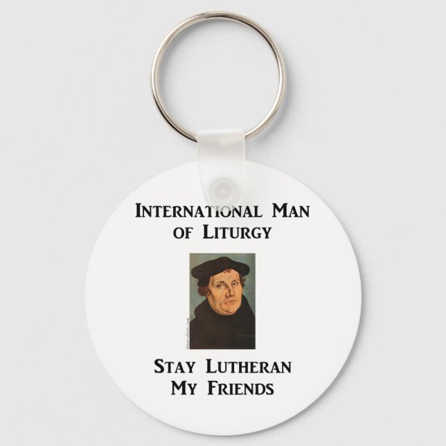 Man of Liturgy Key Ring (Front)