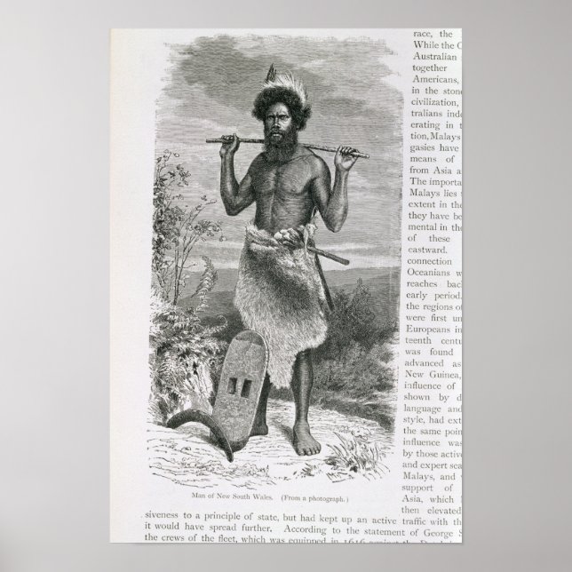 Man of New South Wales Poster (Front)