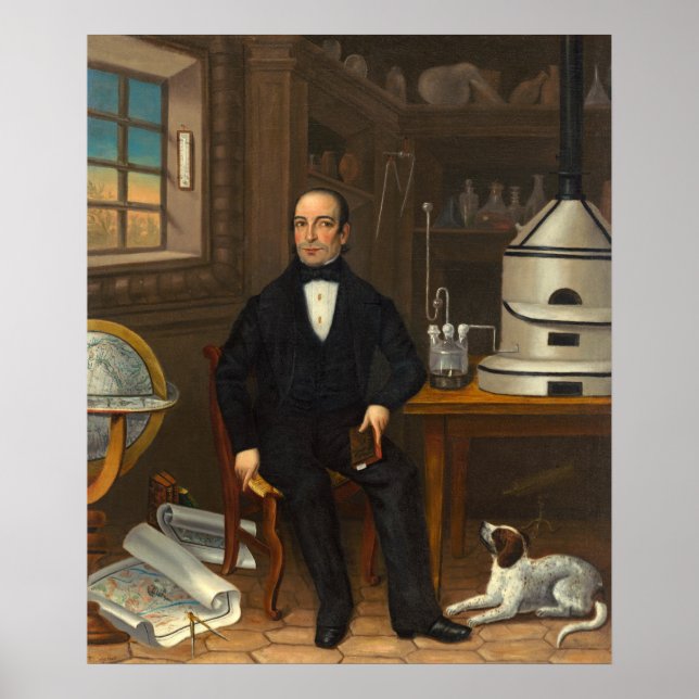 Man of Science - American Fine Art Poster (Front)