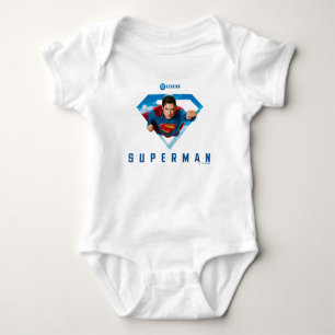 Man of Steel in Flight Baby Bodysuit