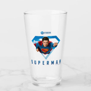 Man of Steel in Flight Glass