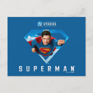 Man of Steel in Flight Postcard