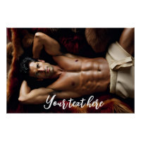 Man on a Bearskin Rug
