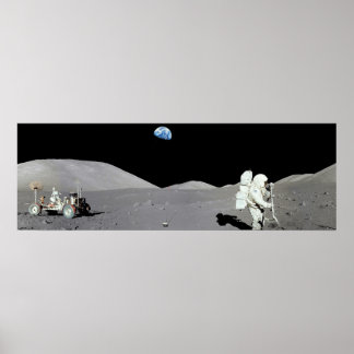 Man on the Moon Poster