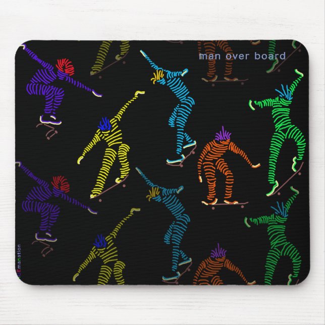 man over board mouse pad (Front)