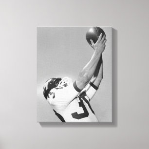 Man Playing Football 2 Canvas Print