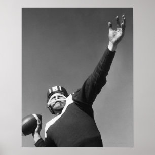 Man Playing Football 2 Poster