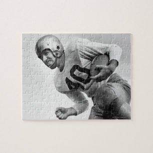 Man Playing Football 3 Jigsaw Puzzle