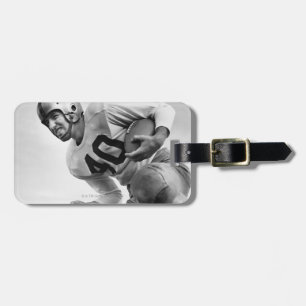 Man Playing Football 3 Luggage Tag