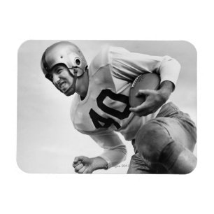 Man Playing Football 3 Magnet