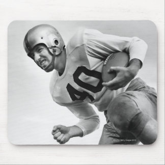 Man Playing Football 3 Mouse Pad