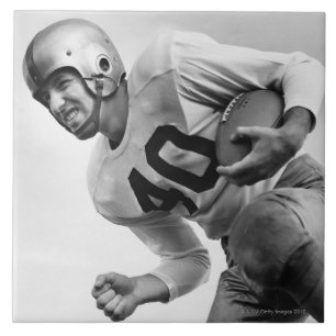 Man Playing Football 3 Tile