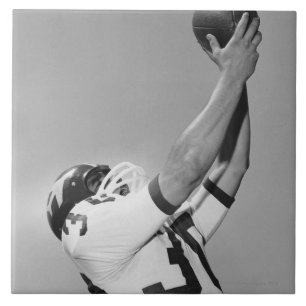 Man Playing Football Tile