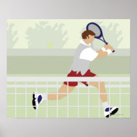 Man playing tennis 2