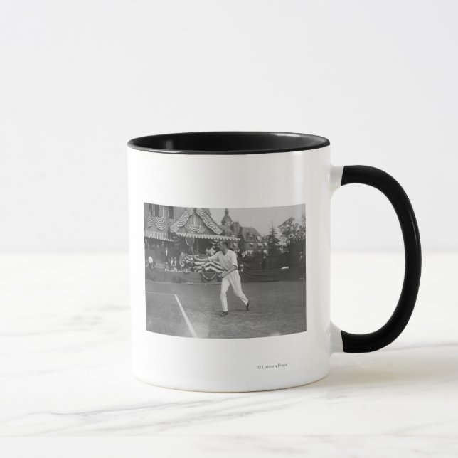 Man Playing Tennis in Washington DC Tournament Mug (Right)