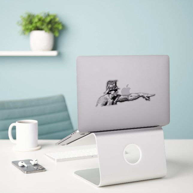 Man pointing finger  (Laptop On Desk)