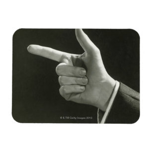 Man Pointing Magnet