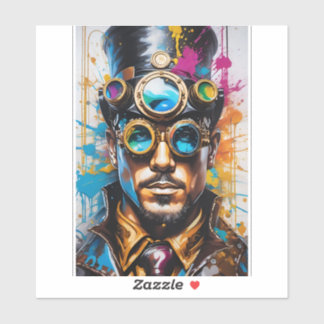 Man Portrait Vinyl Decal