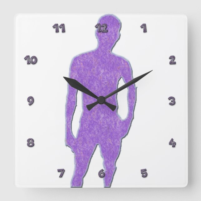 Man Posing Clock (Front)