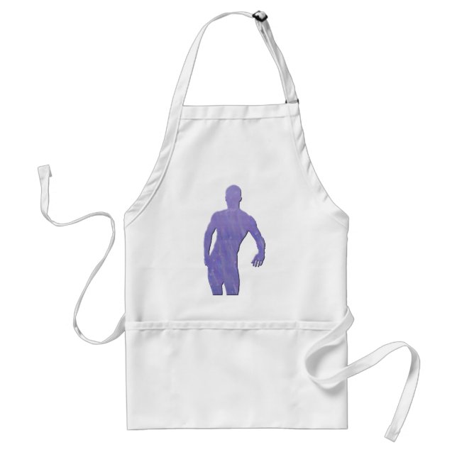 man Posing Standard Apron (Front)