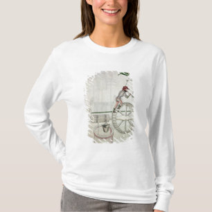 Man Putting into Motion a Wheel-Driven Well T-Shirt