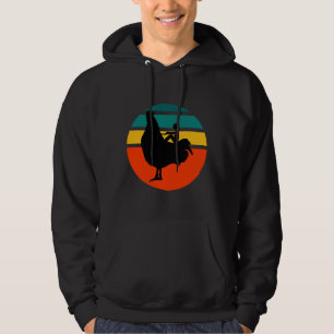 Man Riding a Giant Chicken Hoodie