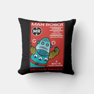 Man Robot The Perfect Man Cushion