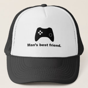 Man’s Best Friend Funny Gamer Mesh Hat