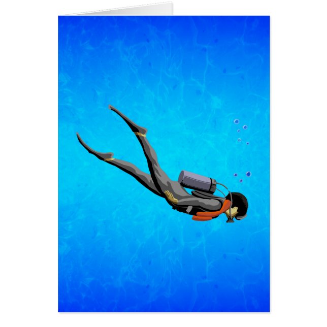 Man SCUBA Diving (Front)
