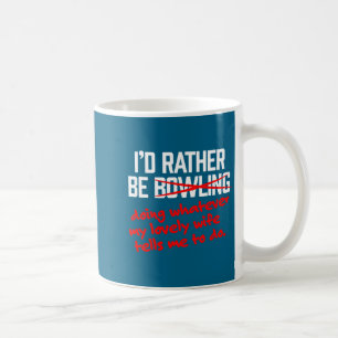 Man Shirt Bowling Lovely Wife Bowler Saying Coffee Mug