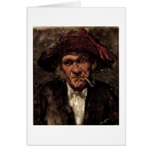 Man smoking a pipe, c.1859