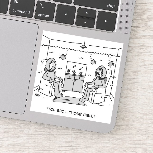 Man Spoils His Tropical Fish (Detail)