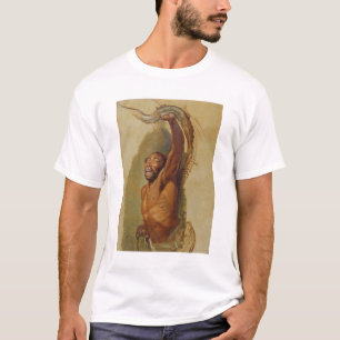 Man Struggling with a Boa Constrictor, Study for ' T-Shirt