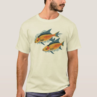 Man T-shirt design with fish boy T-shirt