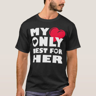 Man T-shirt With Fun Sentence.