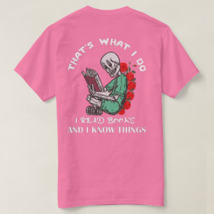 Man & Teacher That's What I Do I Read Book T-Shirt