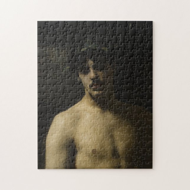 Man Wearing Laurels Jigsaw Puzzle (Vertical)