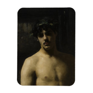 Man Wearing Laurels Magnet