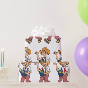 Man With A Bible Wrapping Paper