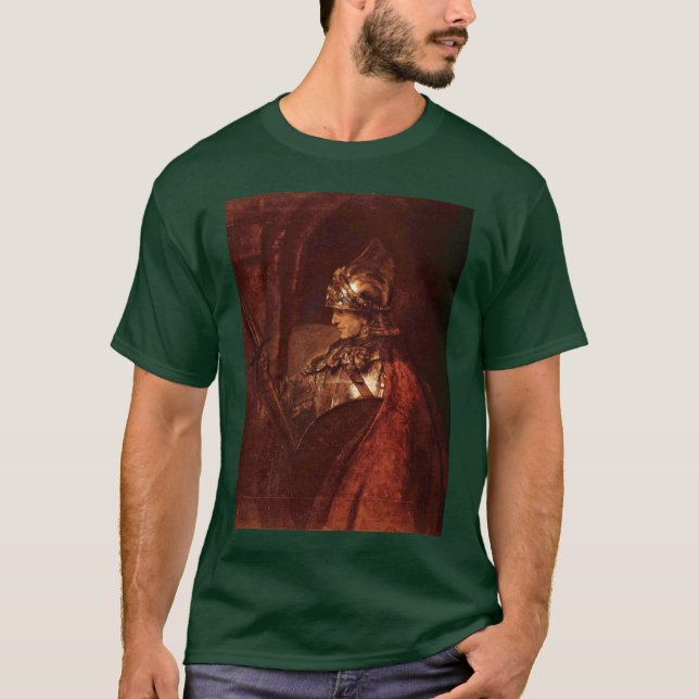 Man With Arms (Alexander The Great) By Rembrandt T-Shirt (Front)