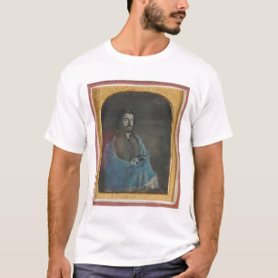 Man with blue cloak and revolver (40455) T-Shirt