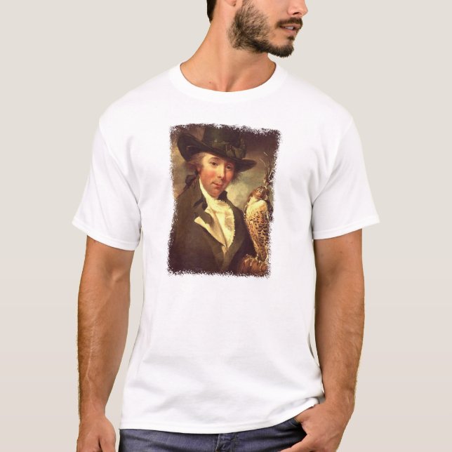 Man with Falcon T-Shirt (Front)