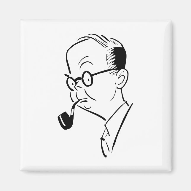 Man with pipe magnet (Front)