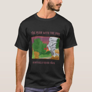 Man With The Pipe Napa Valley Wine Country Art Nap T-Shirt