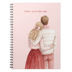 Man Woman Love is in the Air Notebook